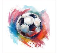 Water-resistant Polyester Panel 49x49 Soccer Ball